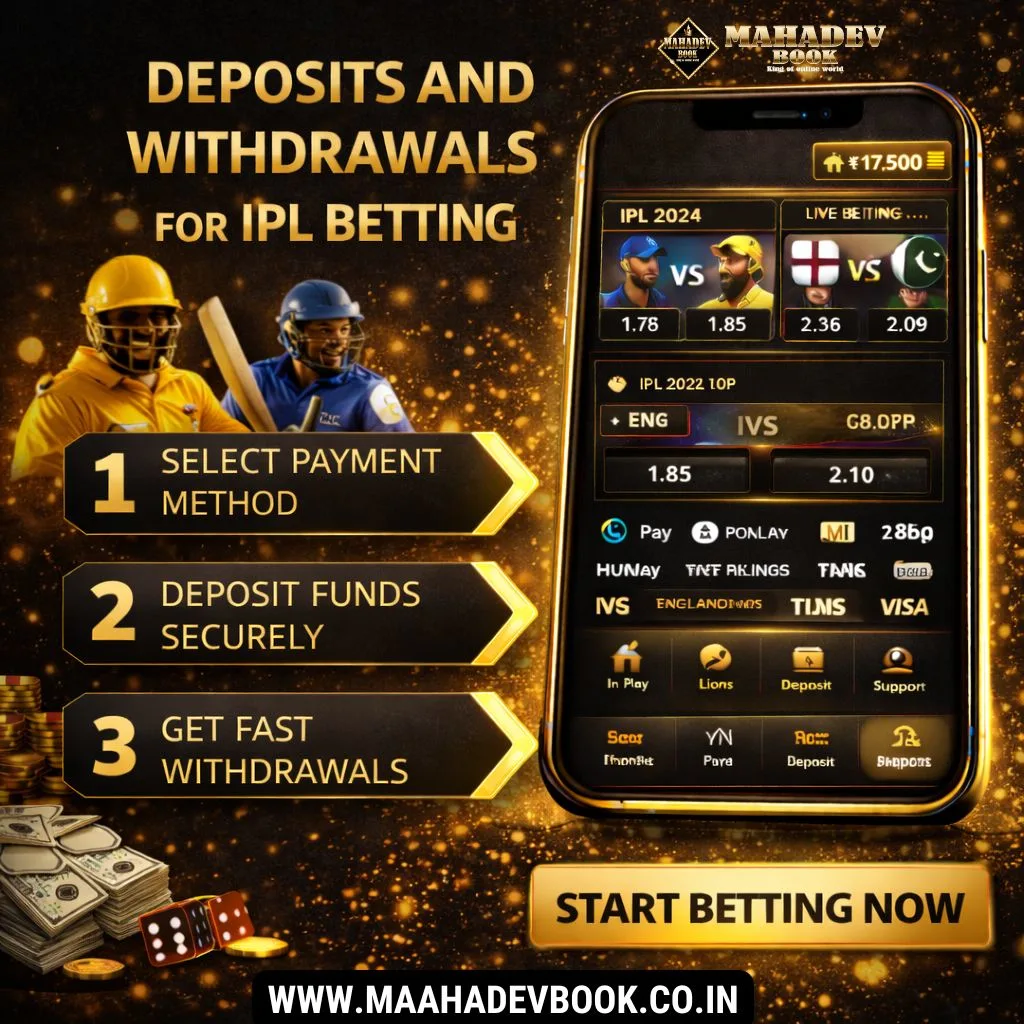 Deposits and Withdrawals for IPL Betting