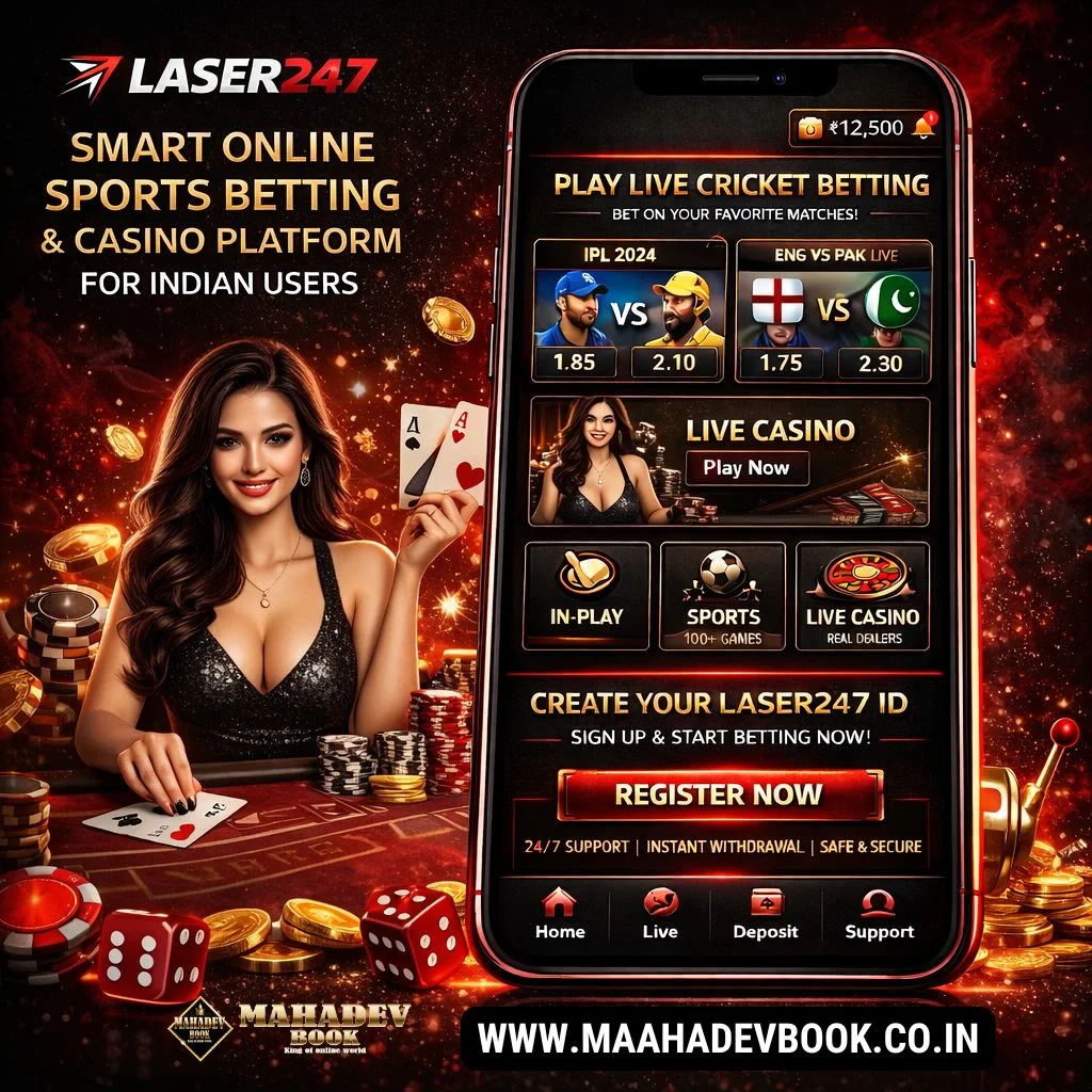 Laser247 – Smart Online Sports Betting & Casino Platform for Indian Users