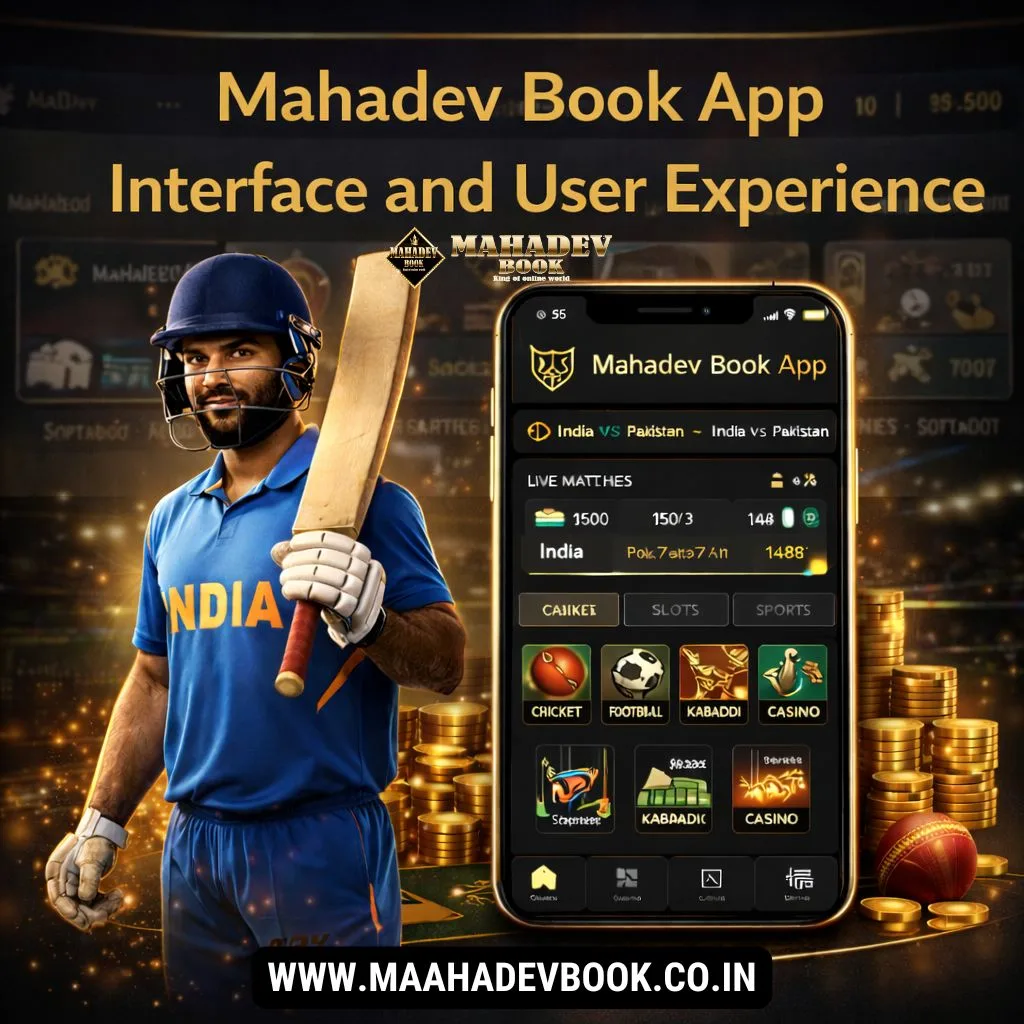Mahadev Book App Interface and User Experience