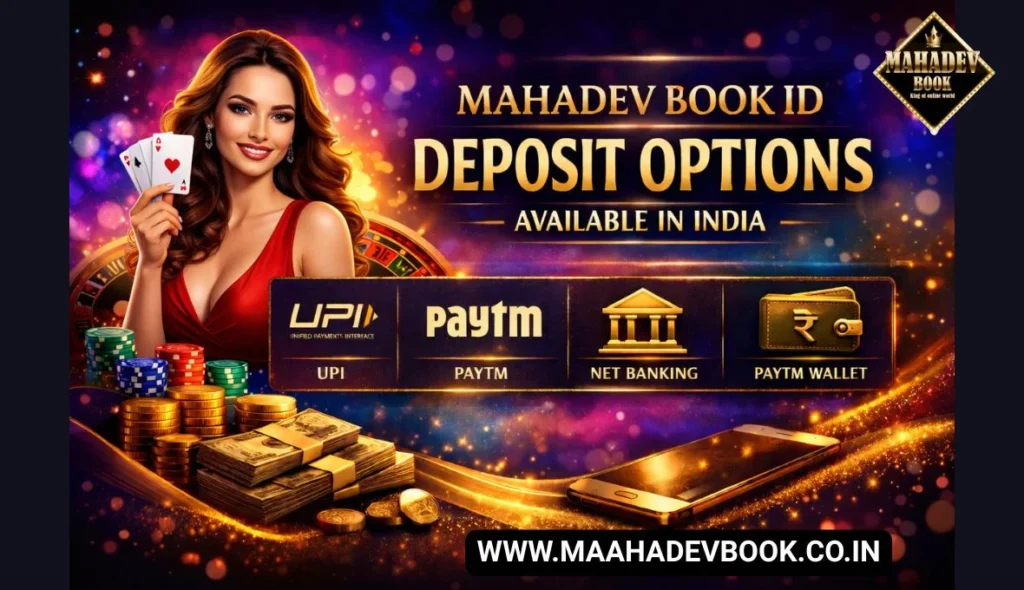 Mahadev Book ID Deposit Options Available in India
