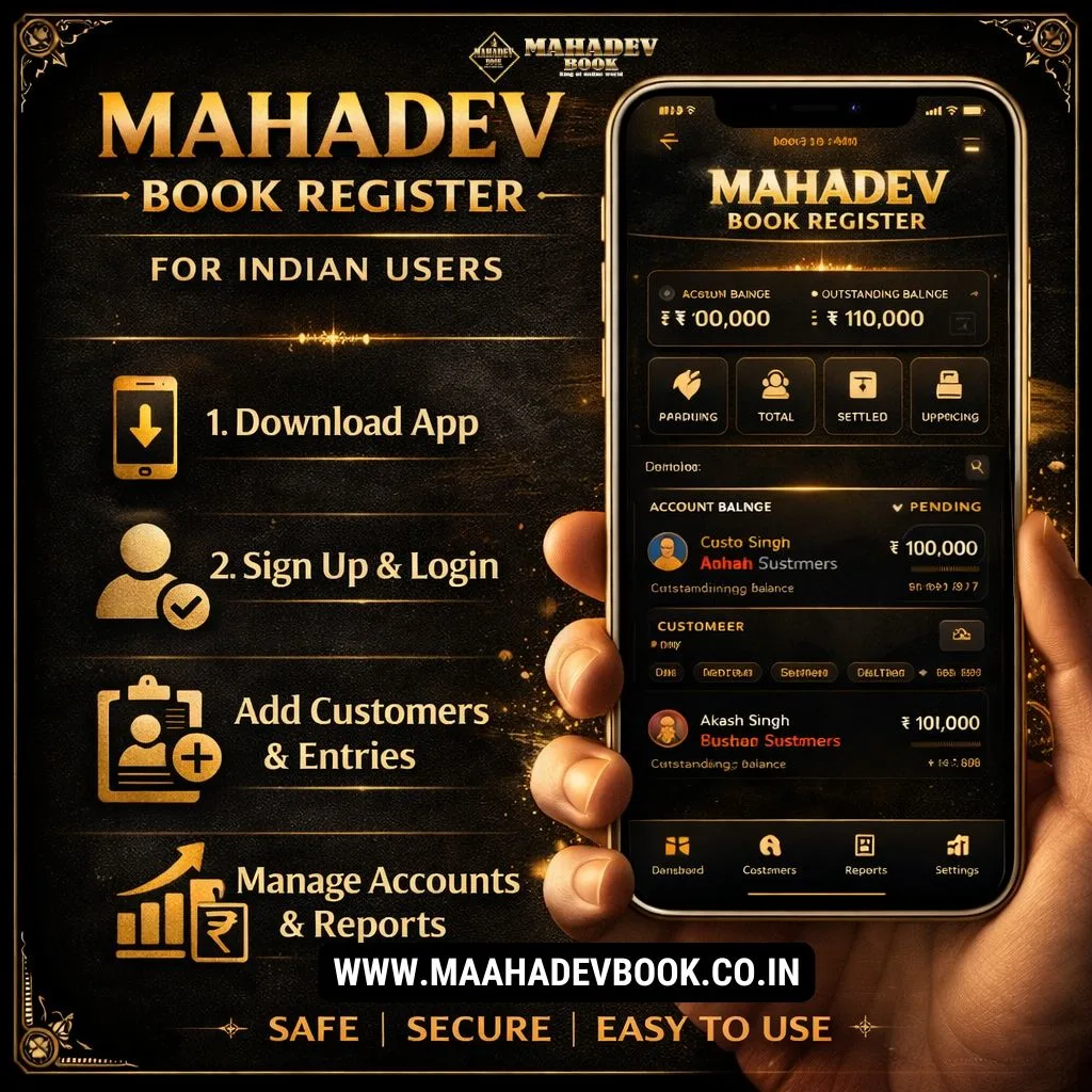 Mahadev Book Register for Indian Users