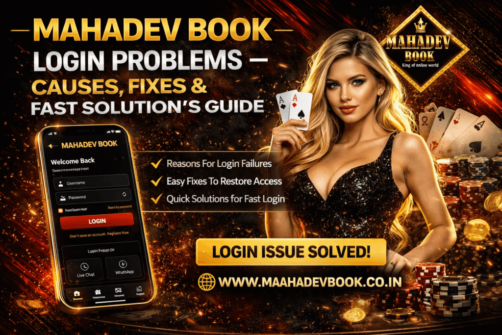 Mahadev Book Login Problems – Causes, Fixes & Fast Solutions Guide