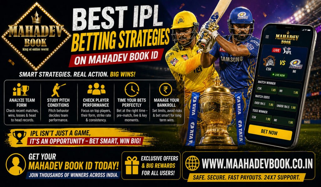 Best IPL Betting Strategies on Mahadev Book ID