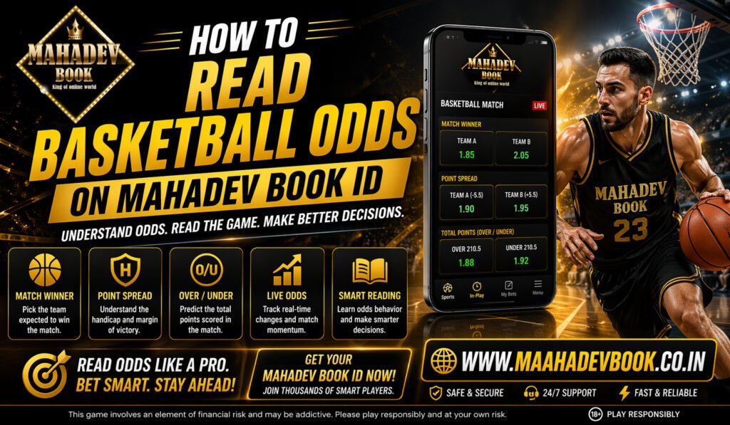 How to Read Basketball Odds on Mahadev Book ID