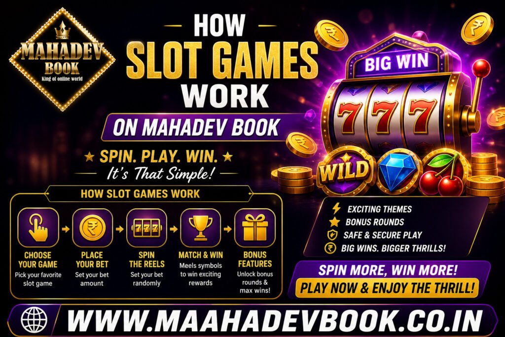 How Slot Games Work on Mahadev Book