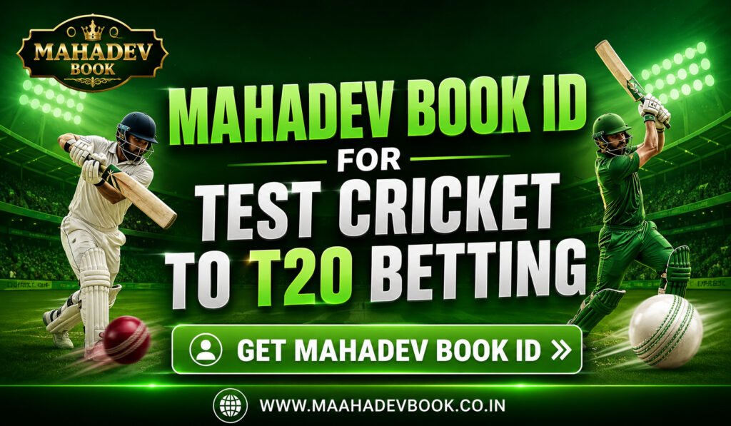 Mahadev Book ID For Test Cricket to T20 Betting