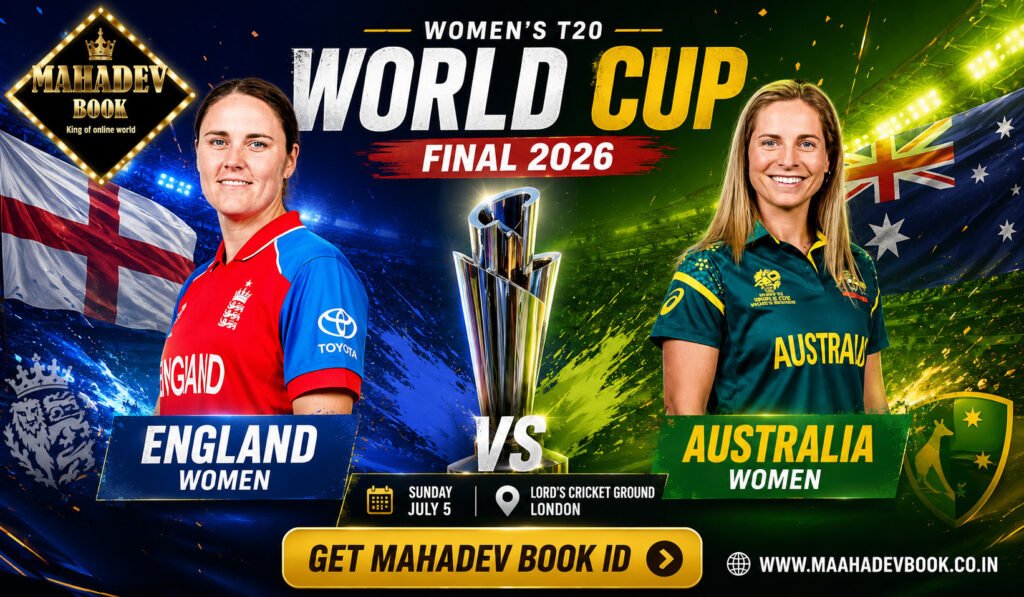 Mahadev Book Match Prediction ENGW vs AUSW Final Women's T20 World Cup 2026